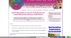 Desktop Screenshot of brainyweightloss.com