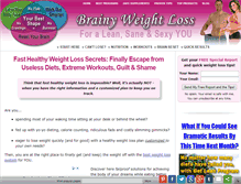 Tablet Screenshot of brainyweightloss.com